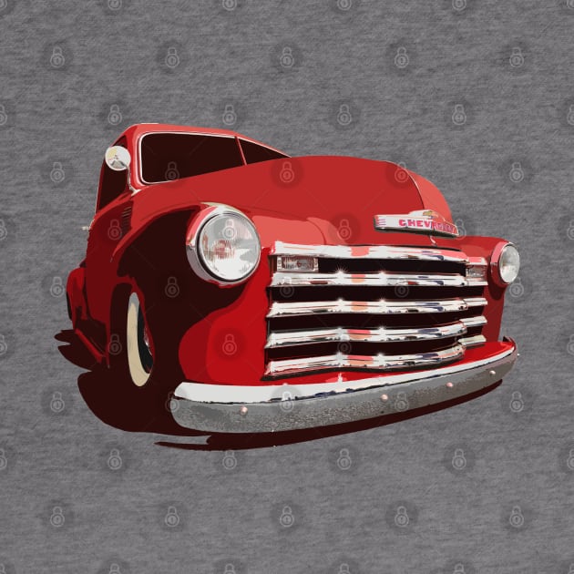 Chevy 3100 Pickup 1 - stylized color by mal_photography
